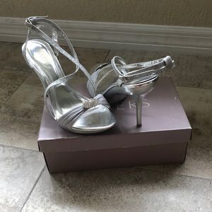 Bakers Silver Heels (glittery)